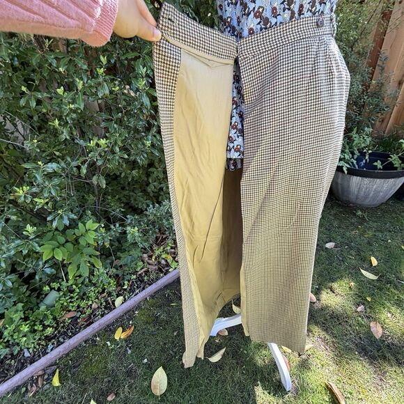 Ralph Lauren 100% Wool Houndstooth Plaid Pencil Skirt Size 6 Made in USA Vintage - Picture 5 of 14